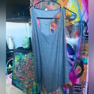 Grey Sports Tank Top